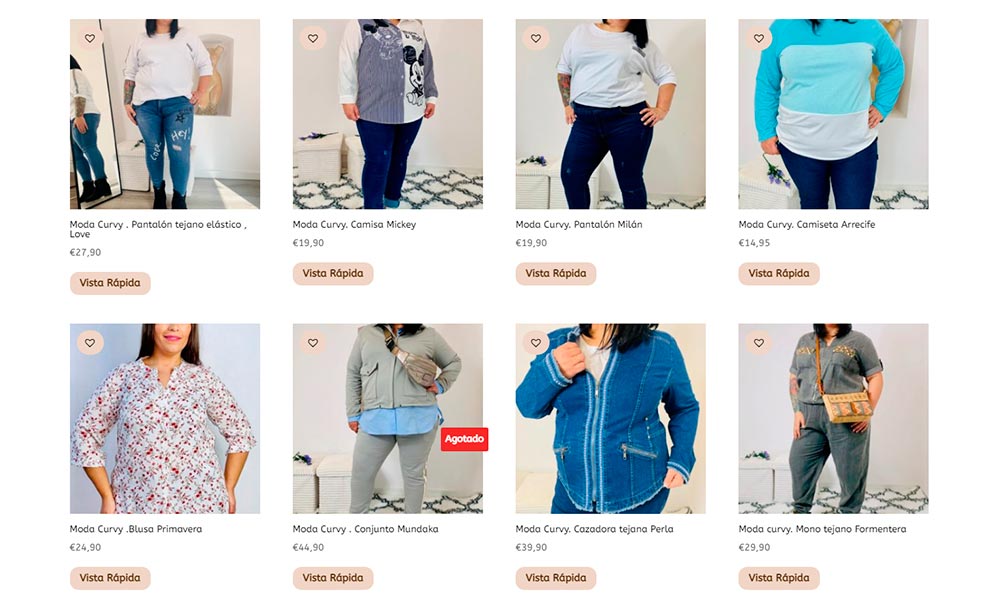 ropa tallas grandes moda curvy