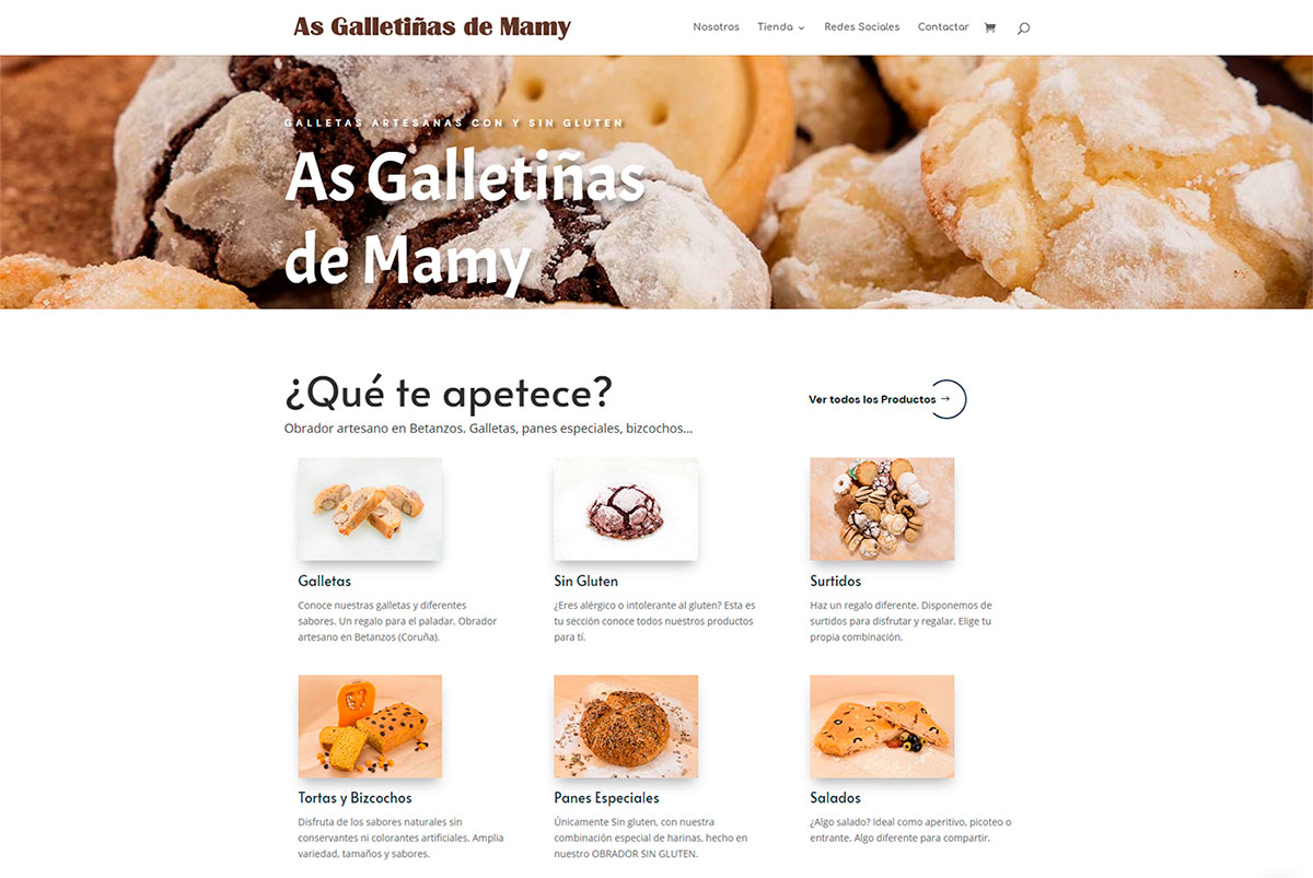 As galletiñas de mamy, tienda online