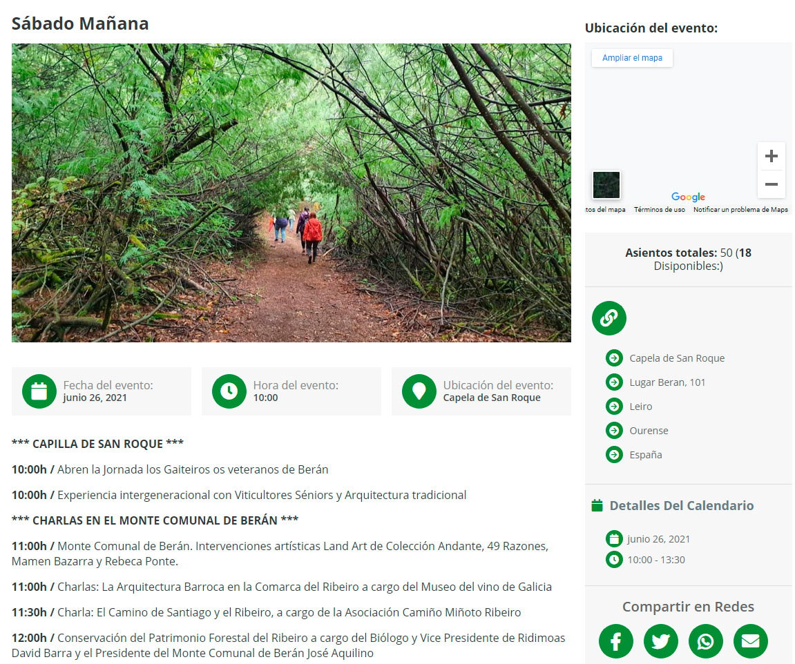 Entradas Festival Ribeiro Land Art