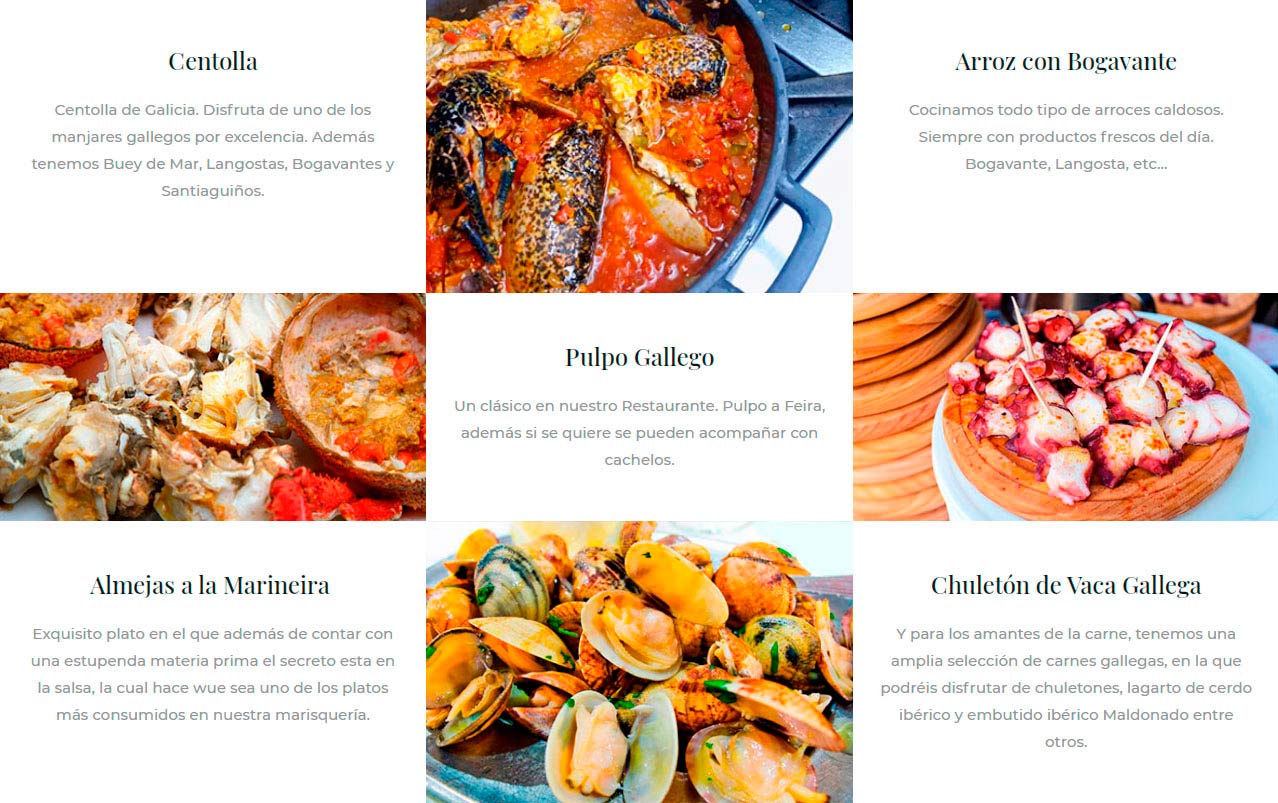 Marisquería en Coruña