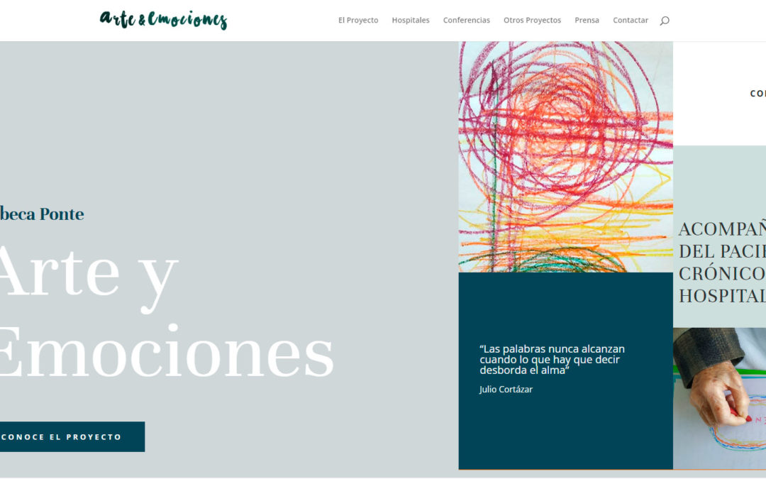 Arte y Emociones, Diseño Web