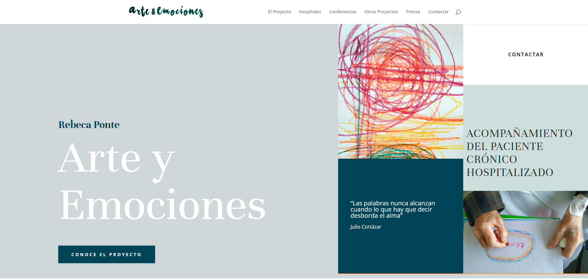 Arte y Emociones, web del proyecto