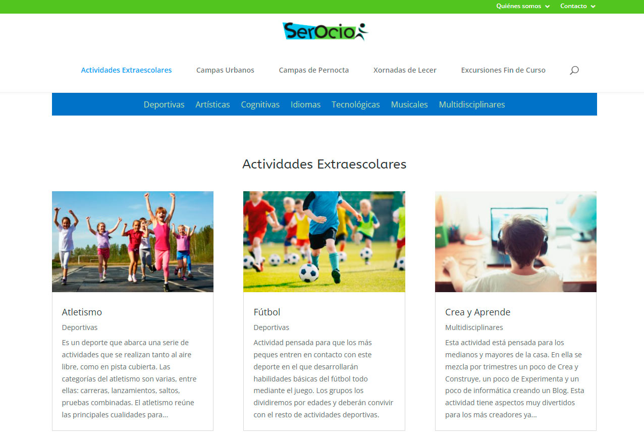 Actividades Extraescolares Serocio
