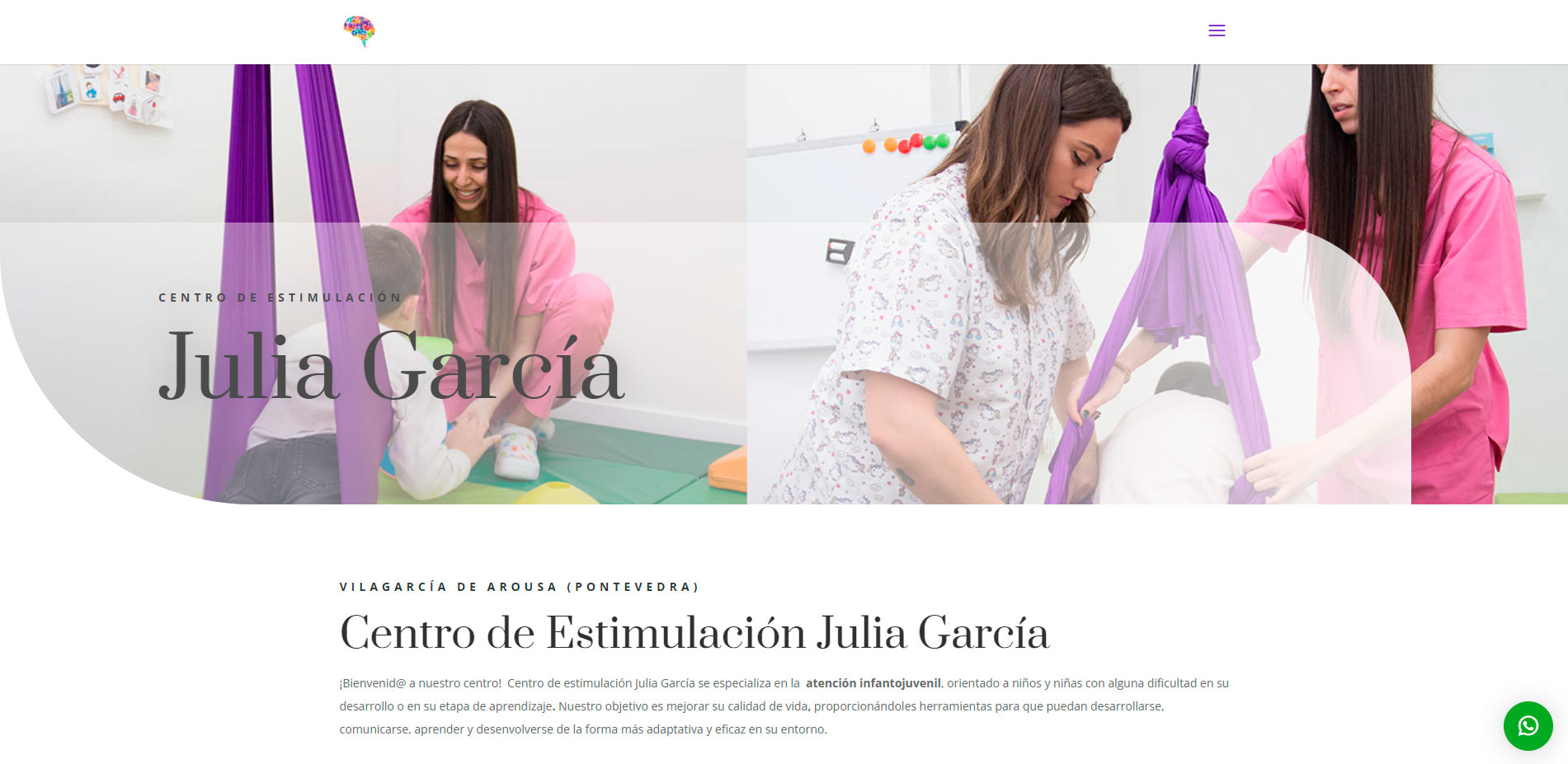 Diseño web para Centro Estimulación Julia García