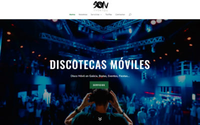 Son Eventos, Diseño de Página web