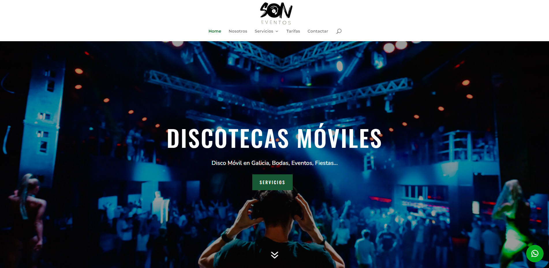 páginas web para discotecas móviles