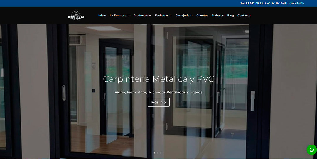 TecniMetalGlass, Diseño web