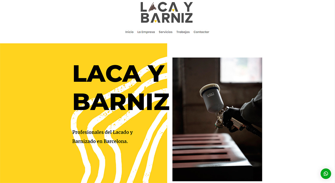 Diseño web, Laca y Barniz. com