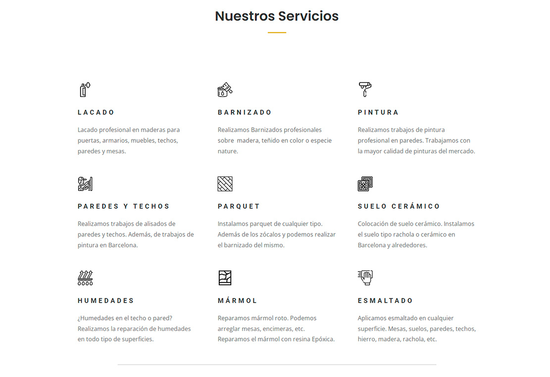 Servicios que ofrecen en LacayBarniz.com